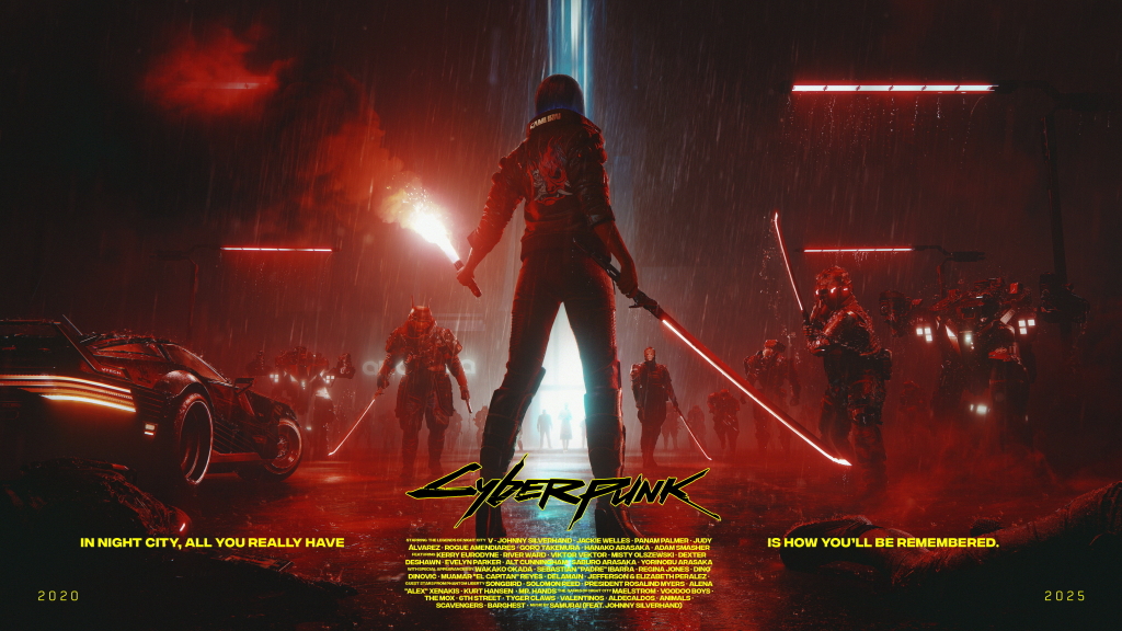 Cyberpunk 2077 wird fünf: Trailer, TCG und neue Collectibles