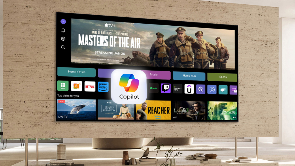 Microsoft Copilot landet per Zwangsupdate auf LG-Fernsehern