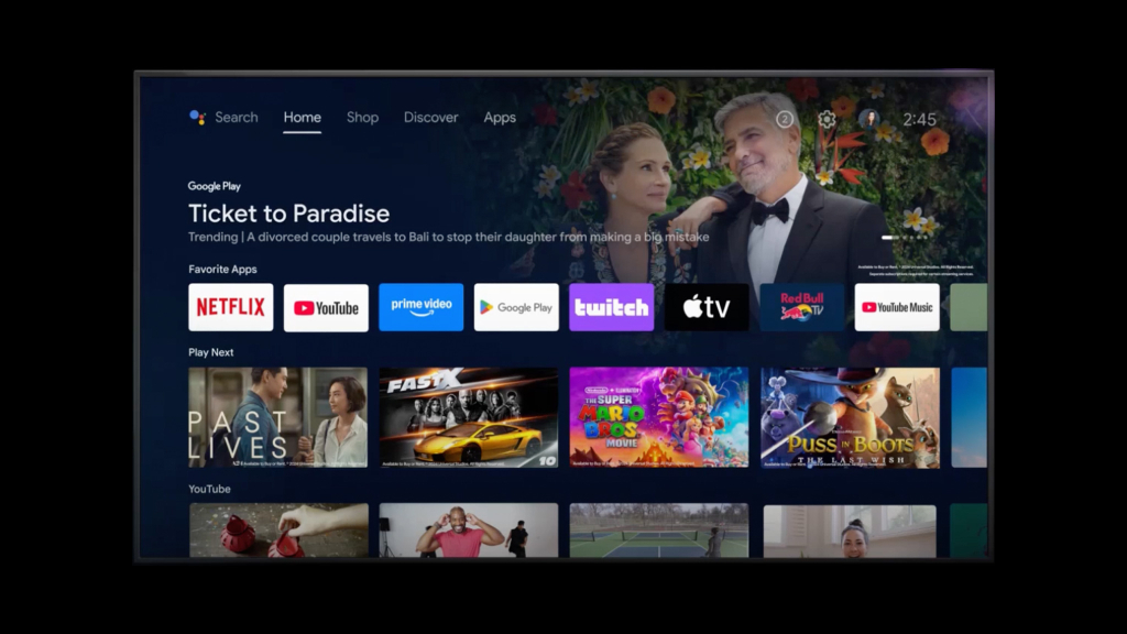 Android TV ersetzt Discover