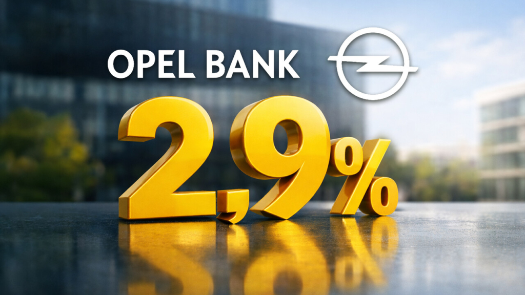 Tagesgeld-Offensive: Opel Direktbank zahlt jetzt 2,90 % p. a.