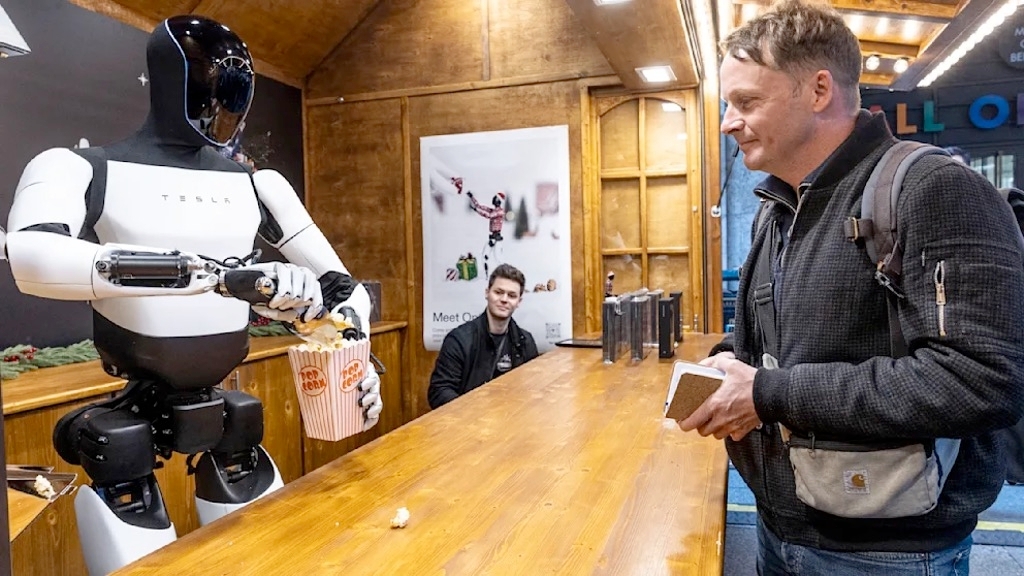 Tesla zeigt Roboter Optimus in Berlin