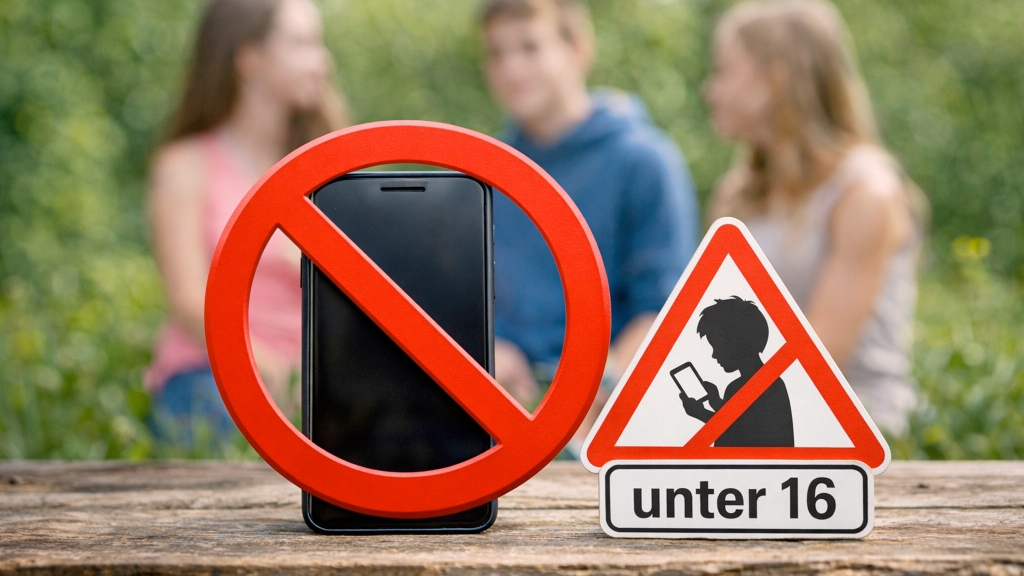 Bundesdigitalminister für Social-Media-Sperre für Kinder