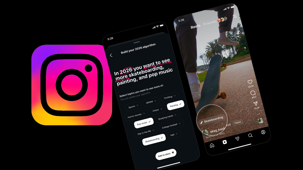 Instagram gewährt mehr Kontrolle über den Algorithmus