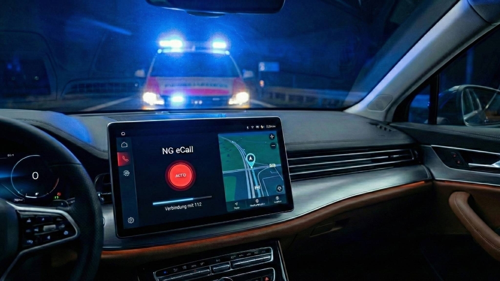 Rettung per 4G und 5G: Auto-Notruf NG eCall startet in Deutschland