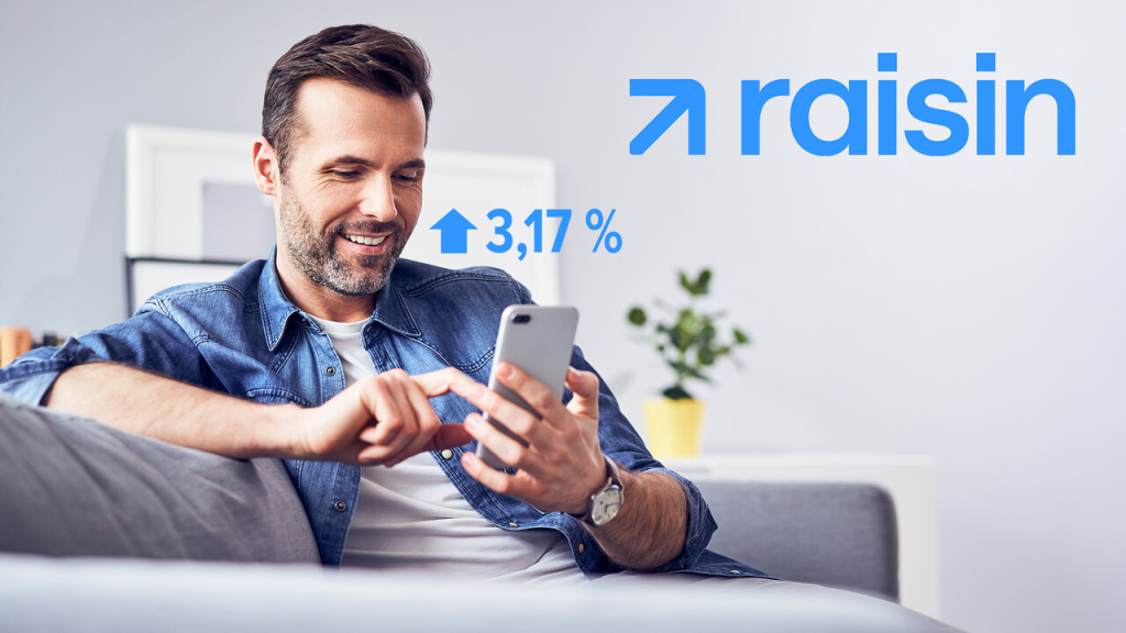 Festgeld: Raisin lockt mit Konditionen bis zu 3,17 %