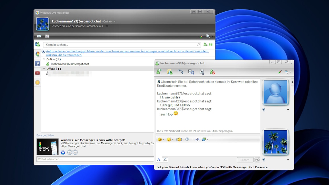Escargot Messenger: Windows Live Messenger weiternutzen - COMPUTER BILD