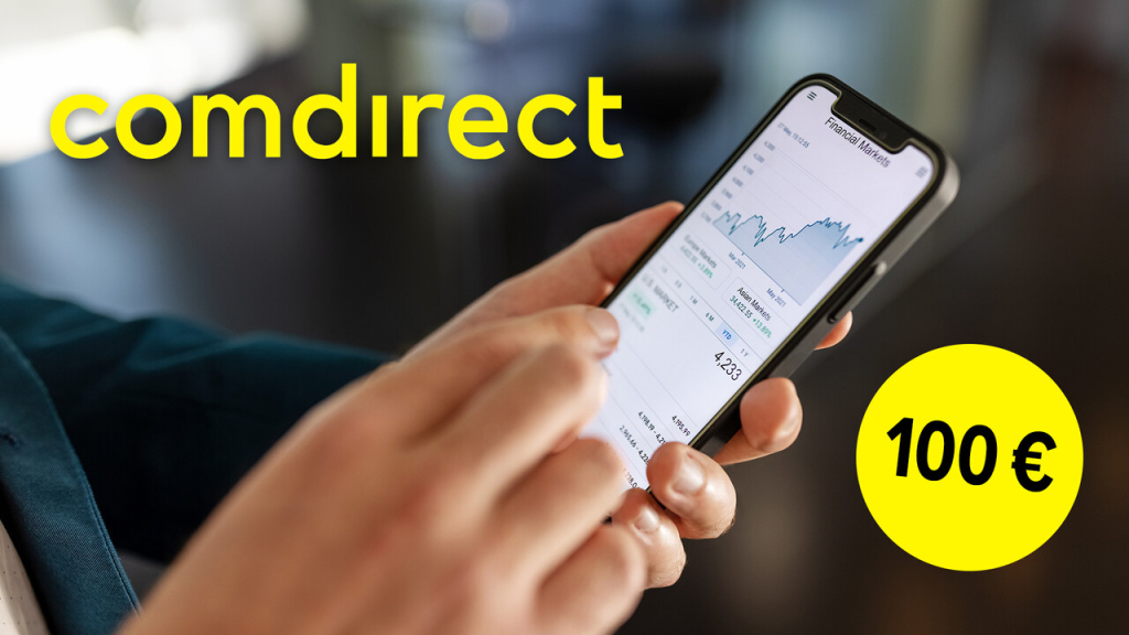 Depoteröffnung bei der comdirect: 100 Euro geschenkt für Neukunden