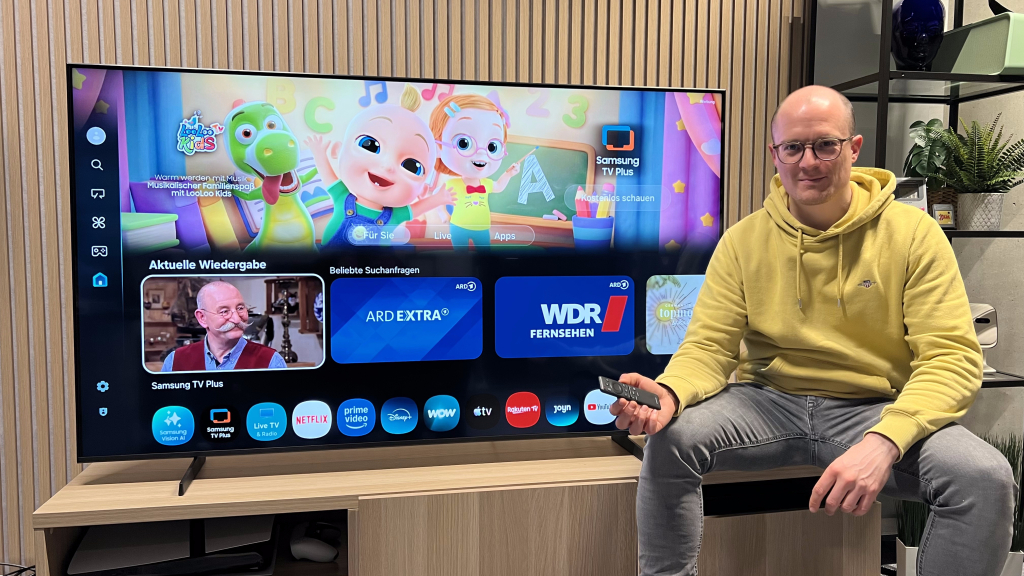 Samsung Q7F im Test: Günstiger QLED-Fernseher mit 60 Hertz