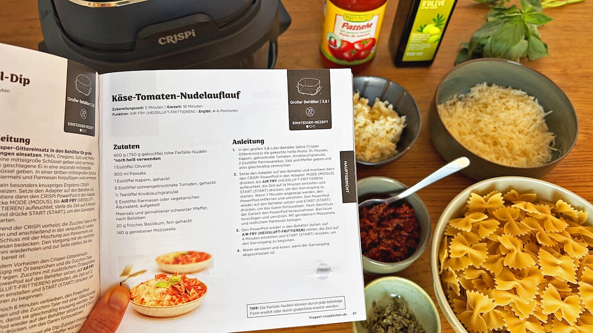 Ninja Crispi-Rezept aus dem Rezeptbuch zum Nachkochen