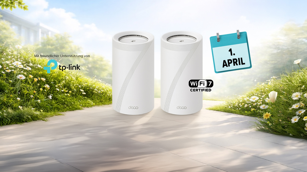 Gewinnspiel Tür 1:WLAN-Mesh-System Deco BE85 (2er Pack)