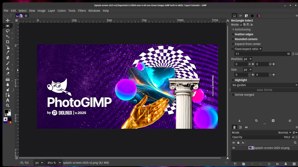 PhotoGIMP: GIMP in Photoshop verwandeln – Theme für Windows hilft