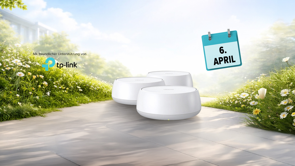 Gewinnspiel Türchen 6: WLAN-Mesh-System Deco BE3600 (3-Pack).