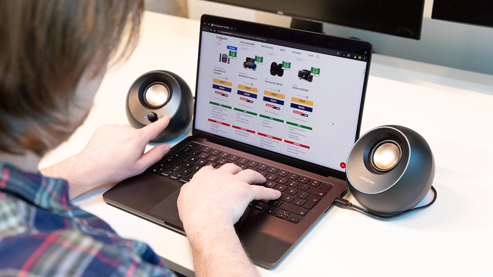 Pc Boxen Creative Creative Pebble V3 im Test: Zwei Murmeln und kein Hallelujah - COMPUTER ...