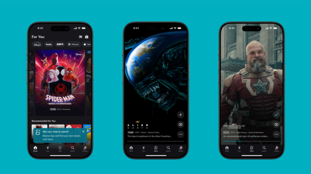 Disney+ bringt vertikale Videoinhalte in seine App