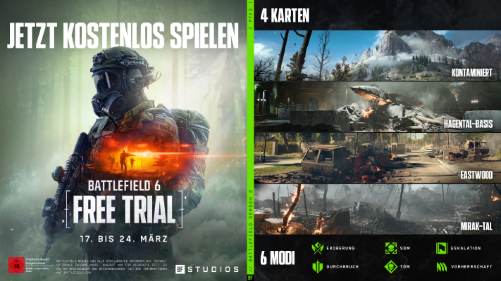 Battlefield 6 kostenlos testen: Das steckt im Free-Trial