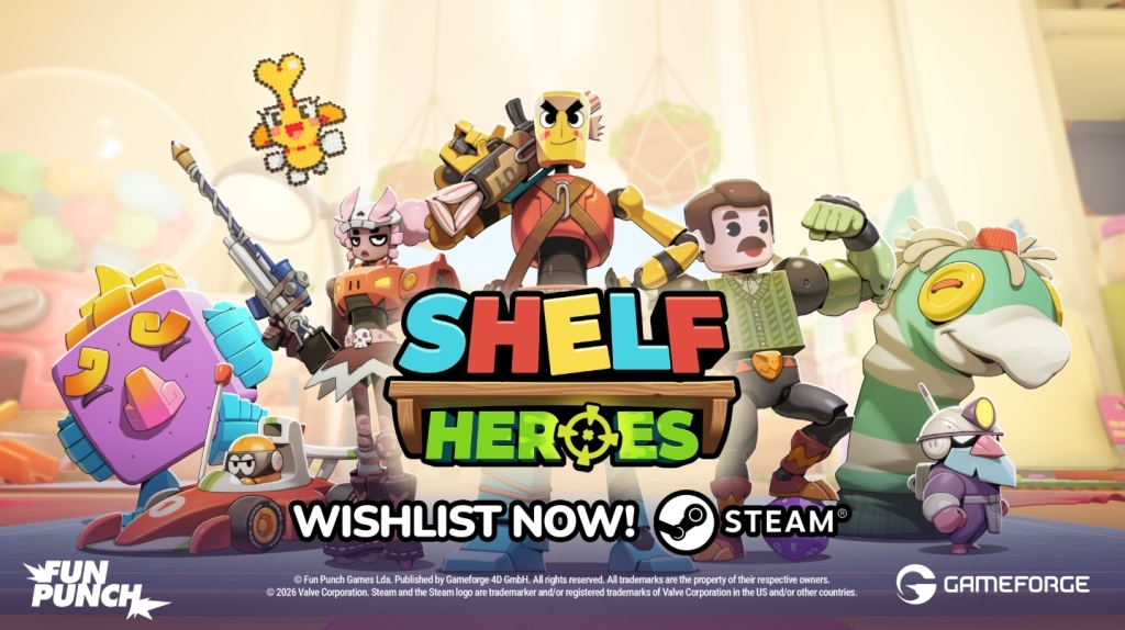 Shelf Heroes: Roguelite-Shooter mit Spielzeug-Chaos