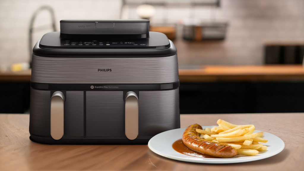 Philips-Airfryer Dual Basket: Imbiss-Feeling zu Hause mit Hensslers Currywurst
