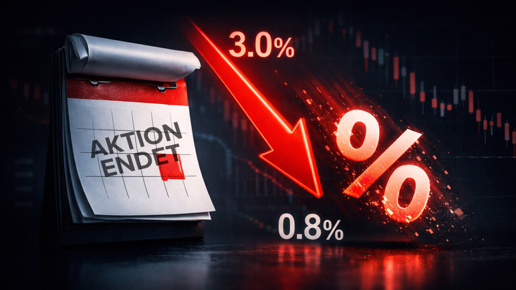 Tagesgeld: Basiszins unter 1 %? Rechtzeitig wechseln lohnt sich!