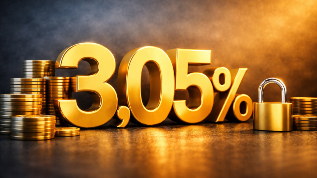 Festgeldkonten gehen steil: Bis zu 3,05 % Zinsen bei dieser Bank