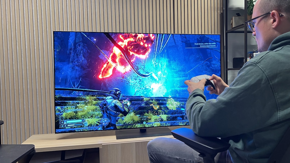 Gaming ist auf dem LG OLED G6 eine absolute Augenweide. Bis zu 165 Hertz garantieren butterweiche Spiel-Abläufe.