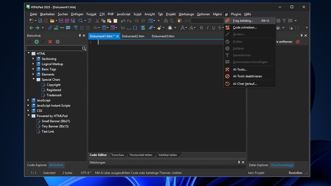 HTMLPad: Web-Editor für Windows nun mit KI-Funktionen - COMPUTER BILD