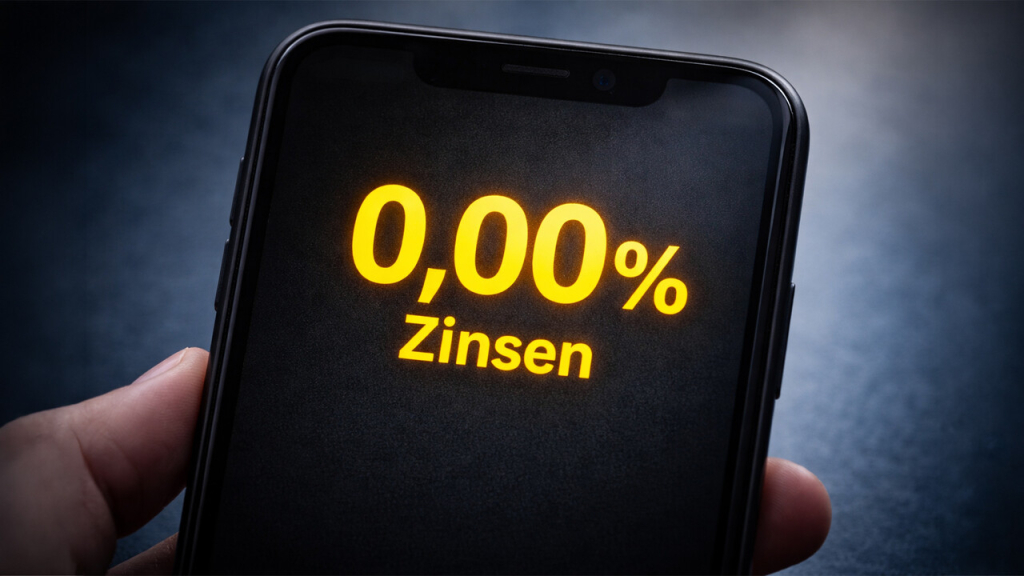 Tagesgeld-Schock nach Auswertung: 65 Banken zahlen 0 Prozent Zinsen