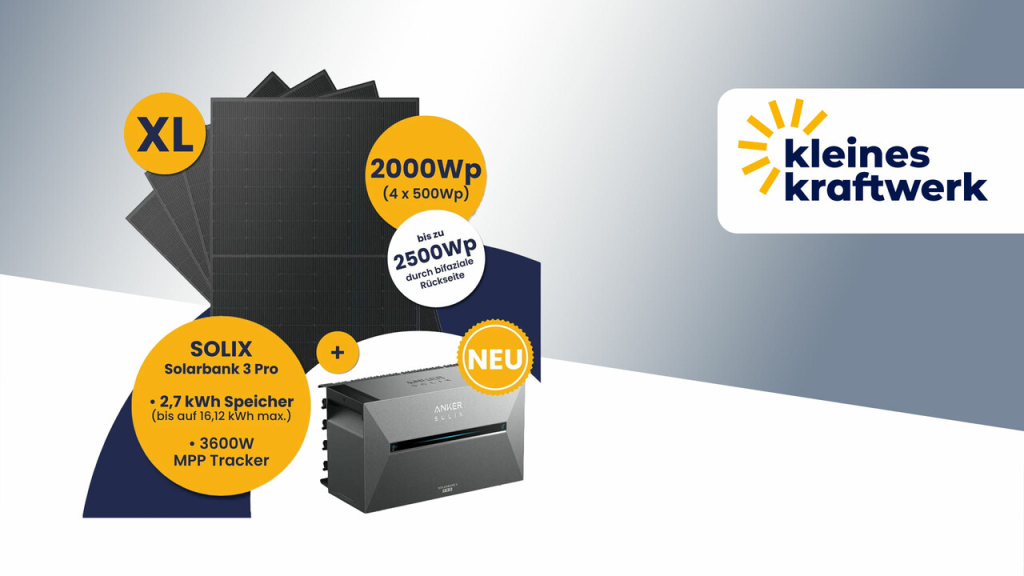 Balkonkraftwerk-Deals mit Anker-Speicher: Solarbank 2 Pro und 3 Pro im Angebot