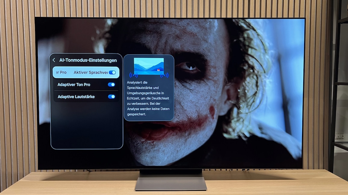 Wer mag, kann die Samsung-KI zur Verfeinerung des Klangbilds nutzen.