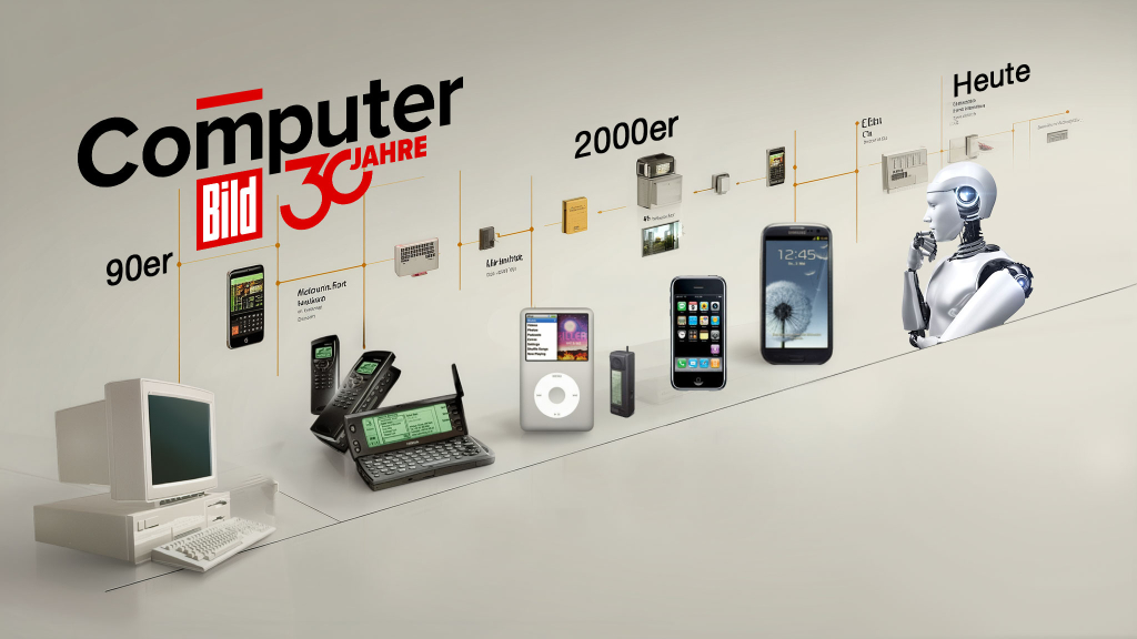 Vom Röhrenmonitor zur KI: 30 Jahre Technik im Wandel