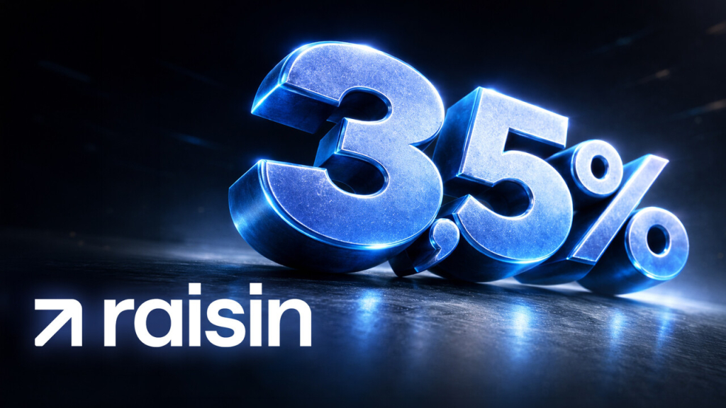 Spitzen-Zins bei Raisin: Neukunden erhalten 3,5 % plus Anschlussoption