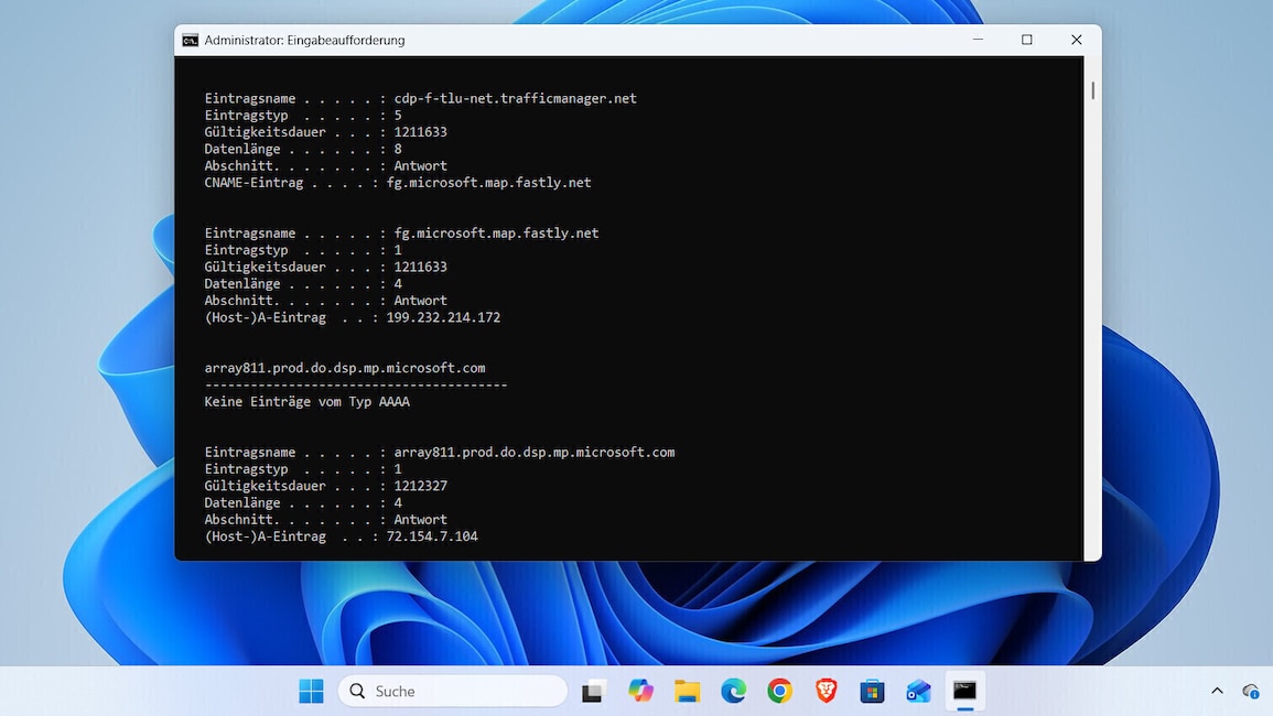 DNS Resolver Cache