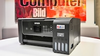 Epson EcoTank ET-2870 Drucker unter COMPUTER BILD-Logo
