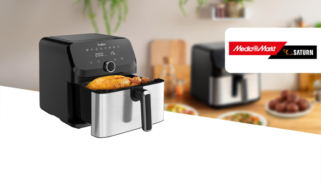 Eine Tefal-Heißluftfritteuse für unter 80 Euro? Die gibt's bei Media Markt!