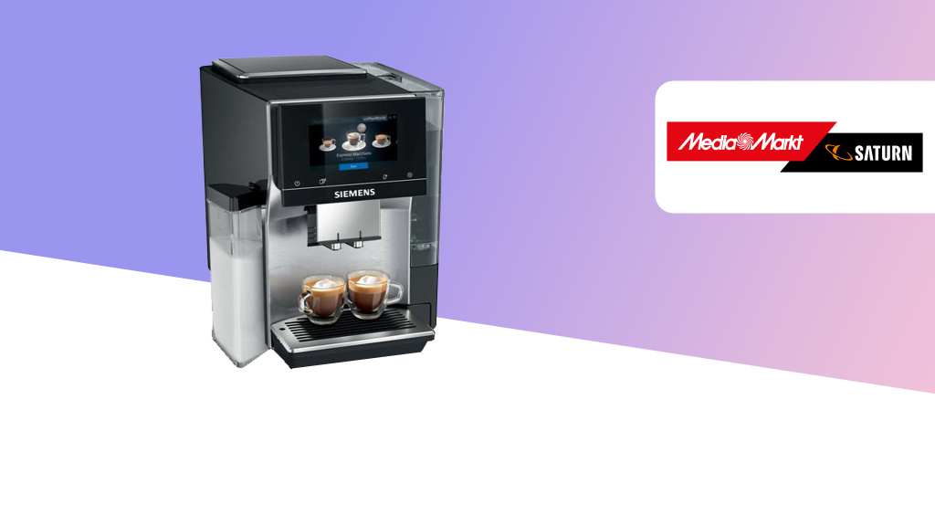 Muntermacher: Guter Siemens-Kaffeevollautomat für leckere 865 Euro