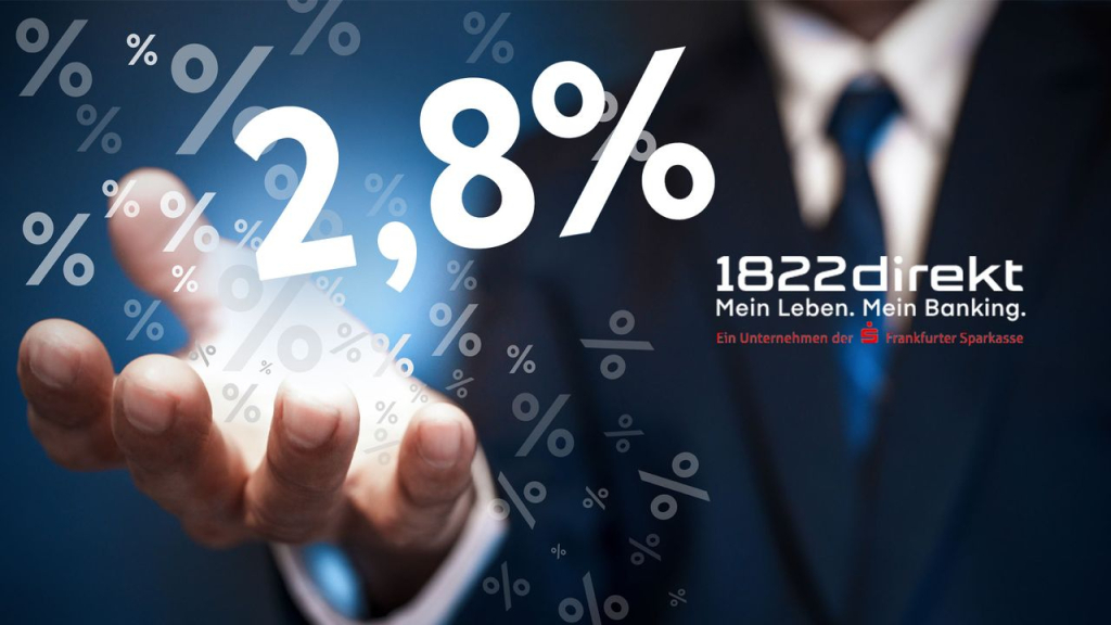 Direktbank der Sparkasse bietet 2,8 % für 6 Monate