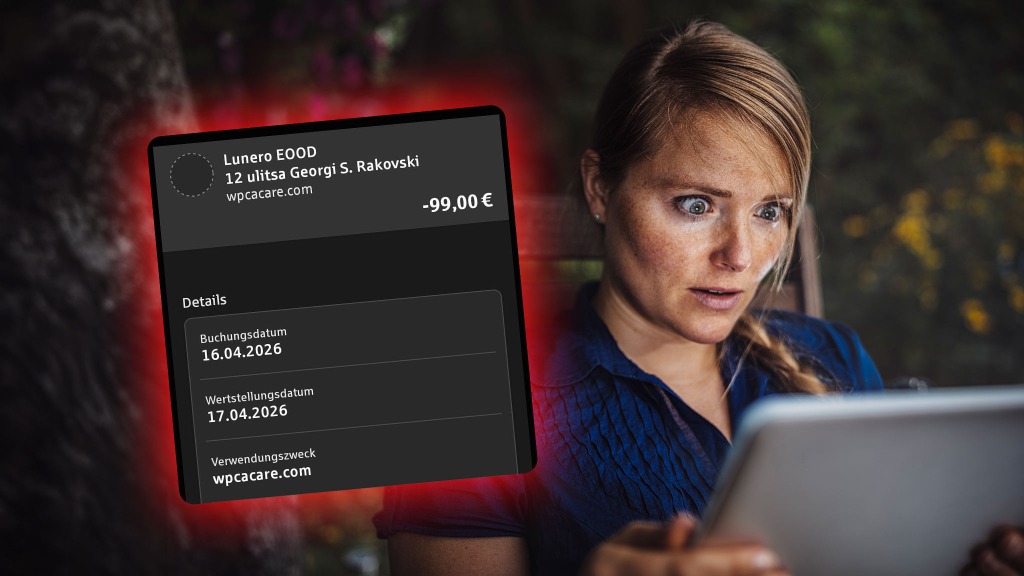 Schnell das Konto checken – Betrüger buchen 99 Euro ab