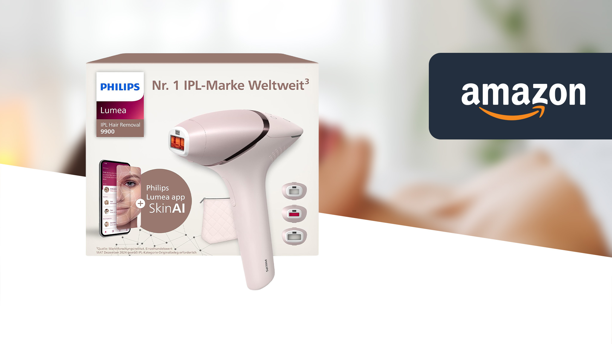 Philips Lumea 9900: IPL-Gerät stark reduziert – Jetzt ab 377,99 Euro