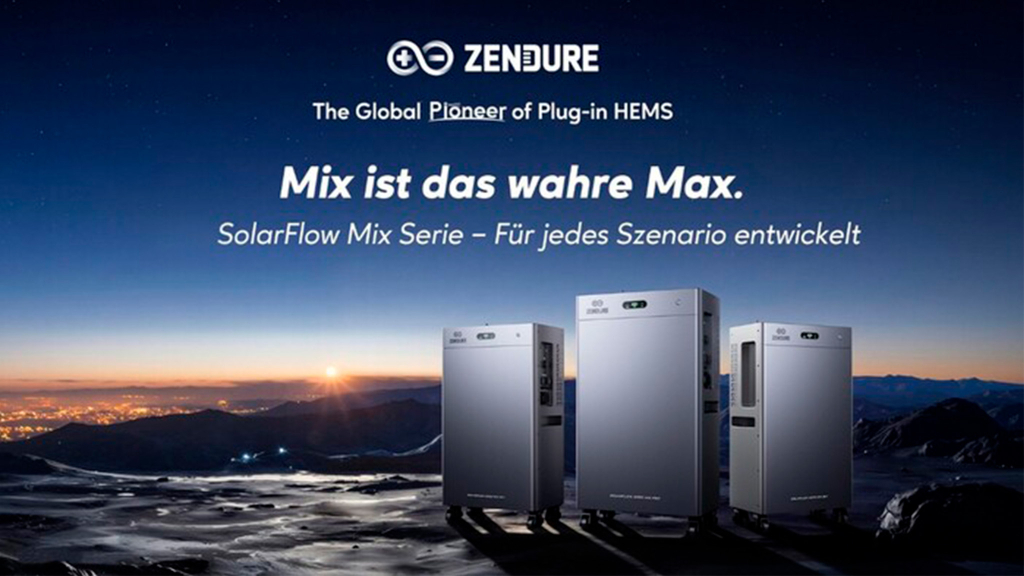 SolarFlow Mix: Zendure mit neuer Speicher-Serie