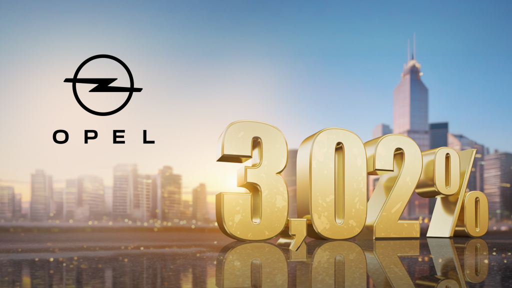 Opel Direktbank erhöht Tagesgeldzins auf 3,02 Prozent