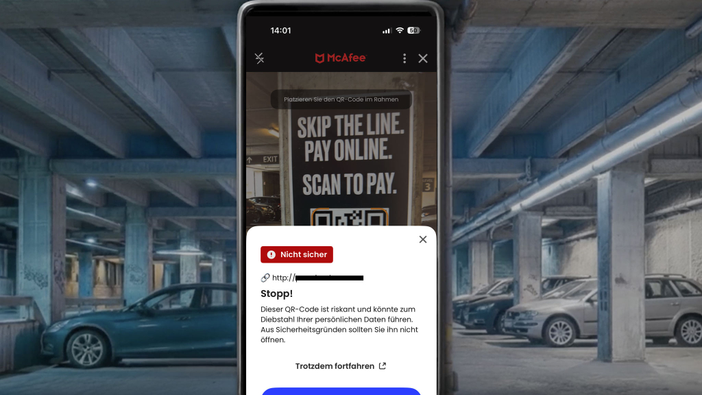 Gegen Quishing: McAfee bringt QR-Code-Prüfung