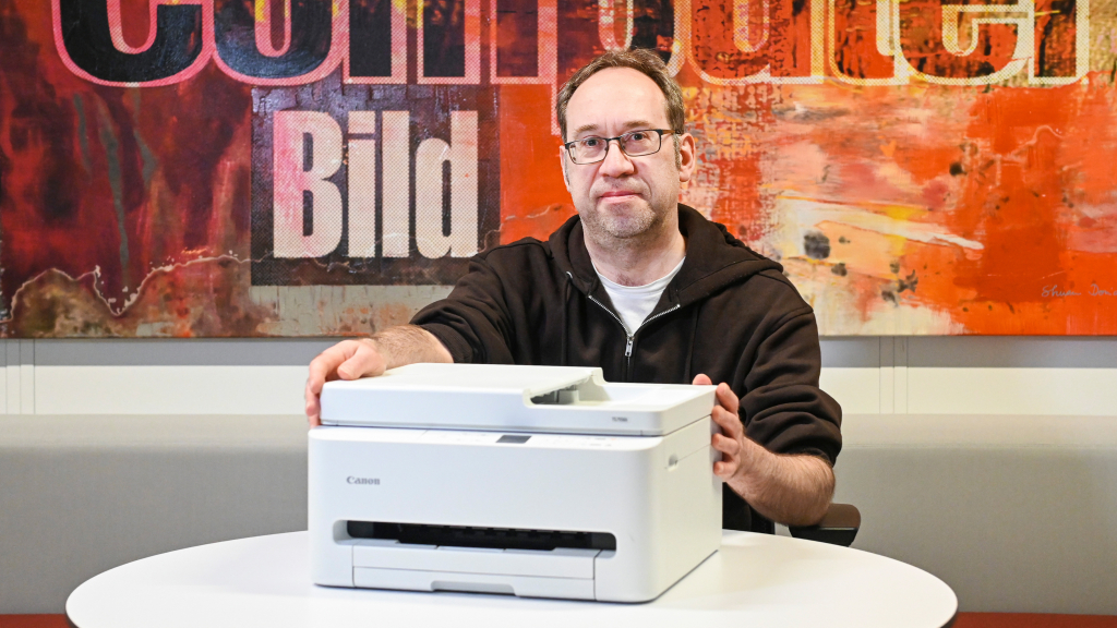 Canon Pixma TS7550i im Test: Günstiger Drucker mit Tintenhunger