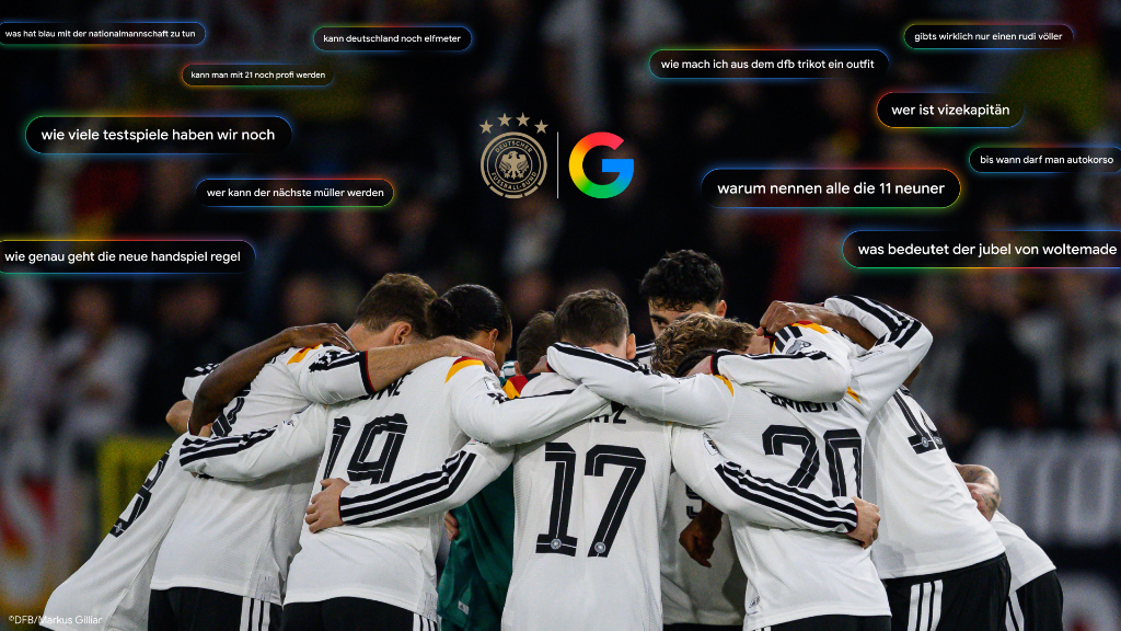 Google wird Partner der deutschen Herren-Nationalelf