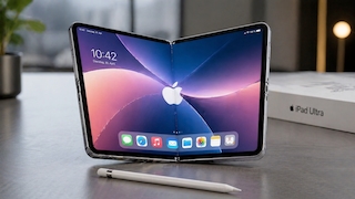 KI-generiertes Foto eines faltbaren iPad
