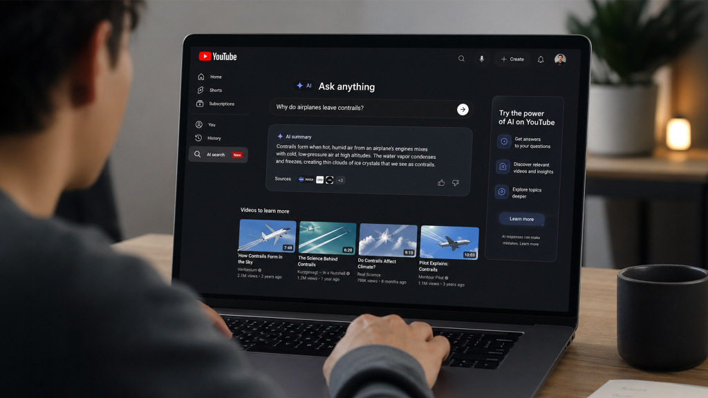 Ask YouTube: Google macht die Videosuche zum Chatbot