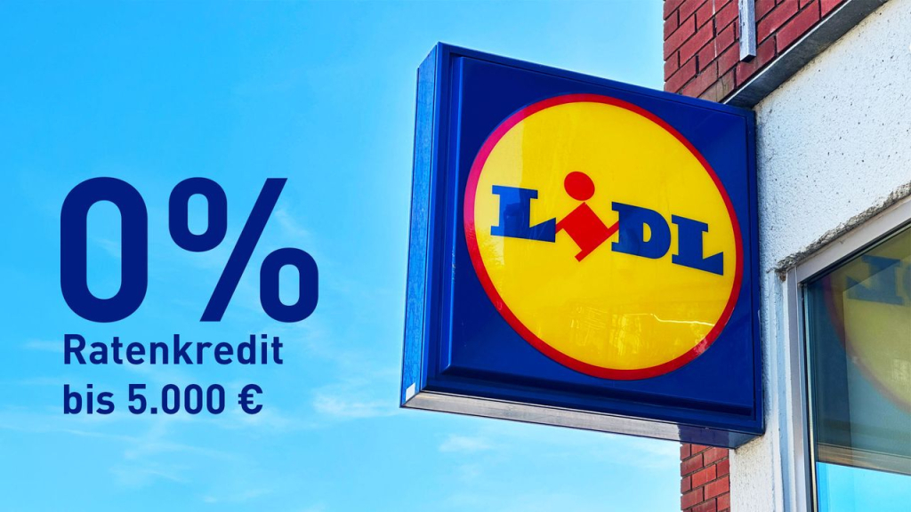 Aktion bei Lidl: 0 % Zinsen bei Ratenkäufen im Online-Shop