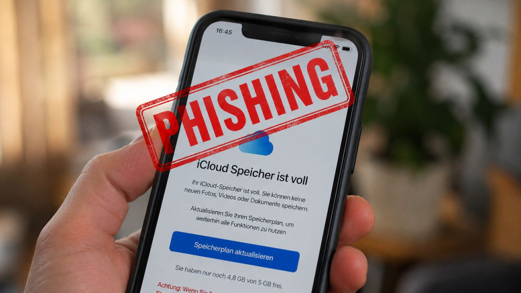 iCloud voll? Neue Phishing-Masche zielt auf iPhone-User