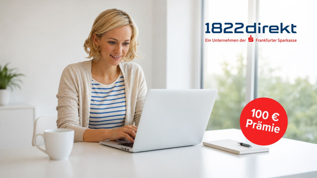 GiroDirekt-Bonus: So holen Sie sich 100 Euro bei 1822direkt