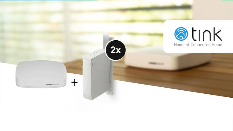 HOMEPILOT Starter Set - mit Gateway premium + 2 Rademacher Universal Gurtwickler smart