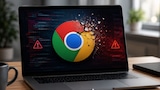 Chrome zerfällt auf einem Display Symbolbild