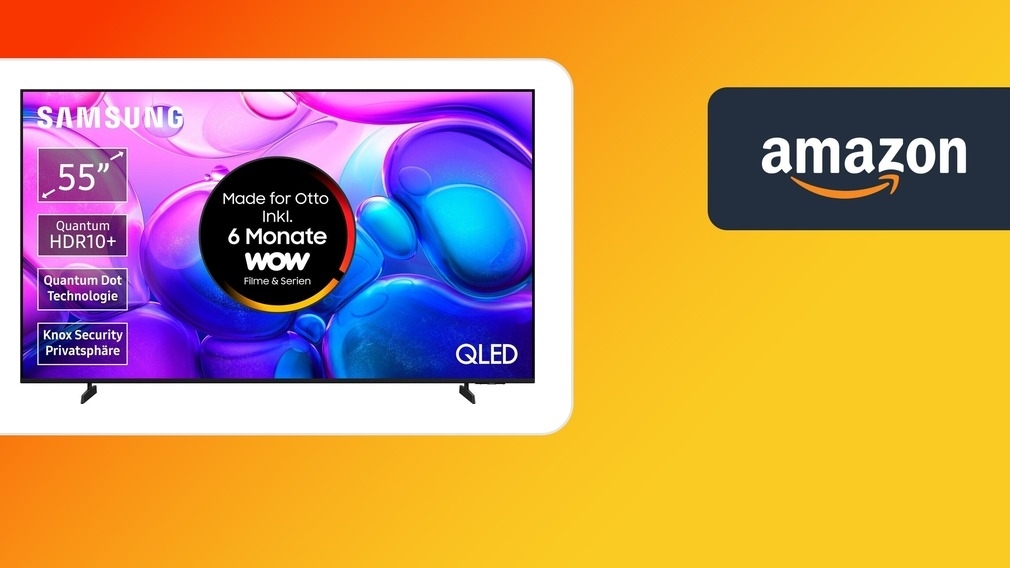 Samsung 55-Zoll 4K QLED-TV für 399 Euro: Stadionfeeling zuhause!